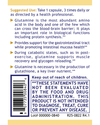Glutamine, Premier – L-Glutamine for Gastrointestinal & Muscle Support