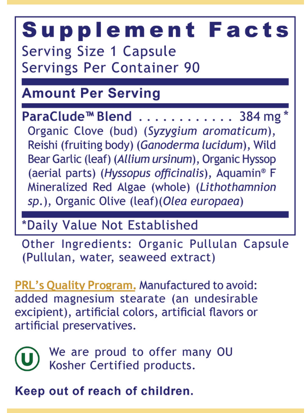 Paratosin™ – Botanical Gut & Immune Support with Clove, Reishi & Olive Leaf
