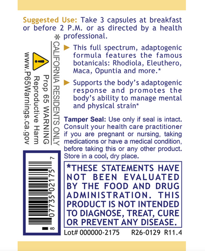 Adaptogen-R3™ | Adaptogenic Stress, Energy & Resilience Support – Premier Research Labs