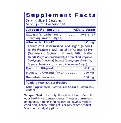 AllerCaps™ Allergy Support Supplement | Seasonal Allergy & Immune Support – Premier Research Labs