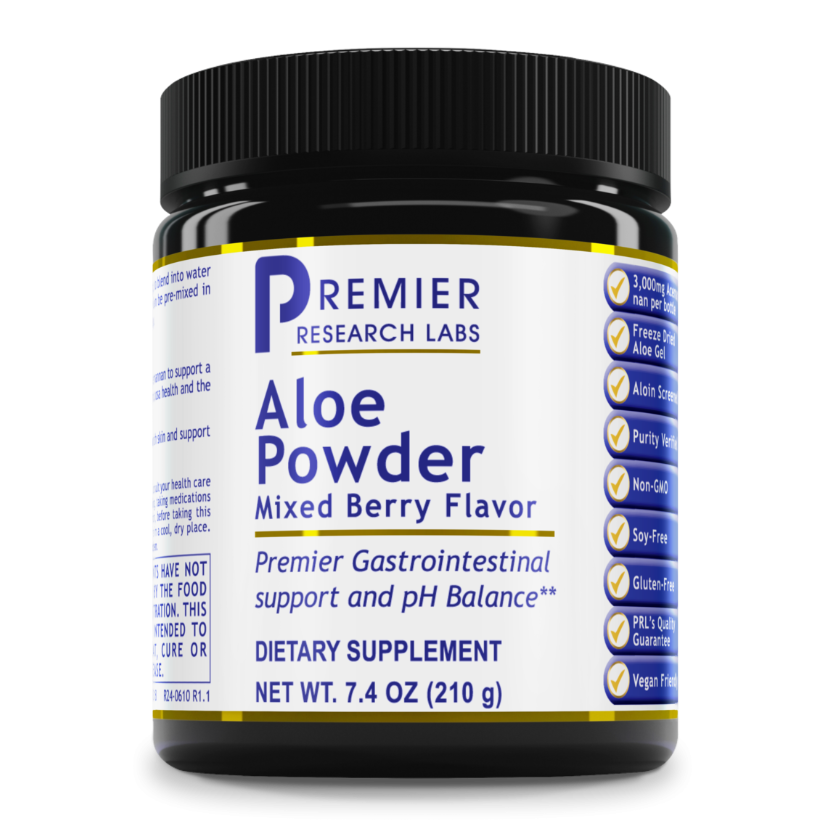 Organic Aloe Vera Powder, Mixed Berry | Digestive & Gut Health Support – Premier Research Labs