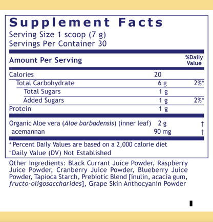 Organic Aloe Vera Powder, Mixed Berry | Digestive & Gut Health Support – Premier Research Labs