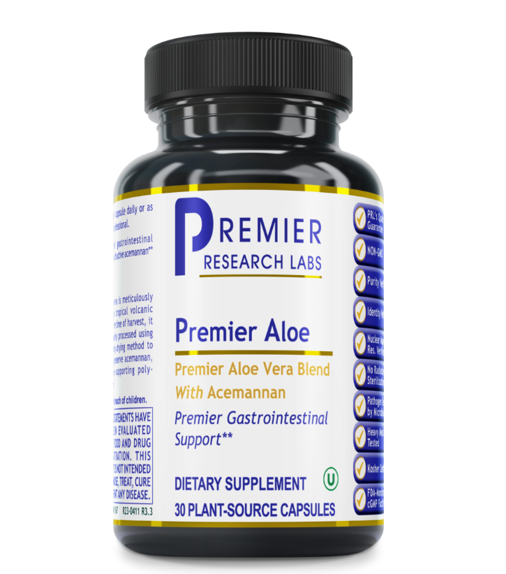 Premier Aloe™ Organic Aloe Vera Supplement | Digestive & Gut Health Support – Premier Research Labs
