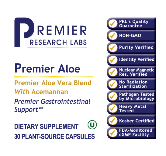Premier Aloe™ Organic Aloe Vera Supplement | Digestive & Gut Health Support – Premier Research Labs