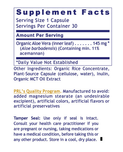 Premier Aloe™ Organic Aloe Vera Supplement | Digestive & Gut Health Support – Premier Research Labs