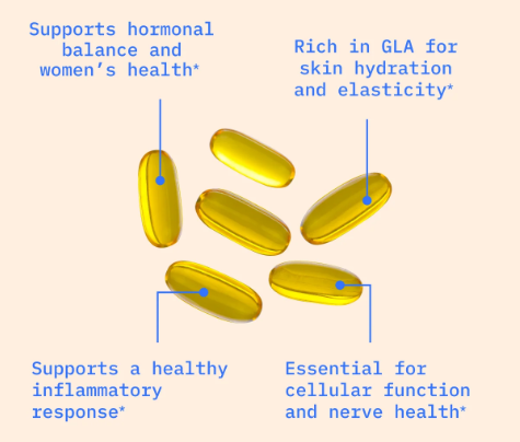 BodyBio Evening Primrose Oil | GLA & Omega-6 Support